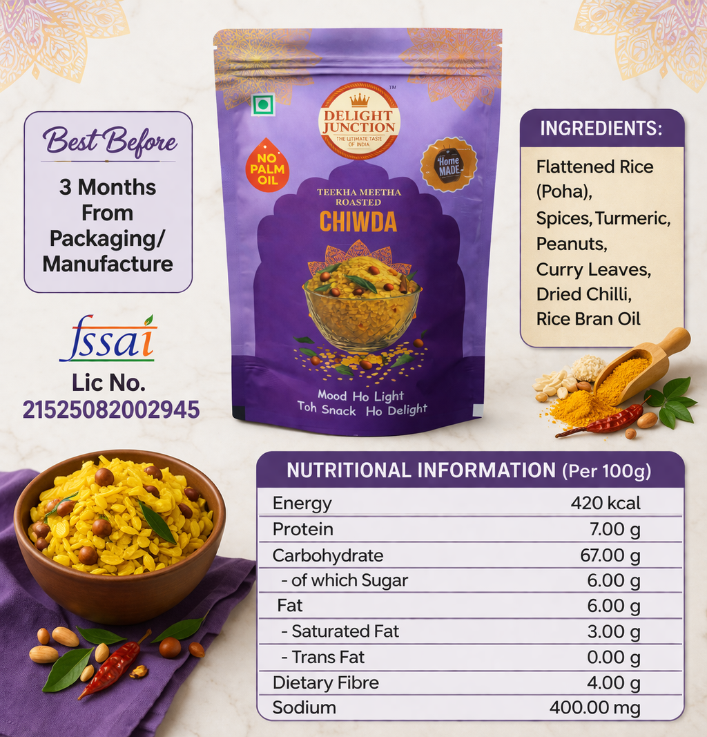 THEEKHA MEETHA ROASTED CHIWDA